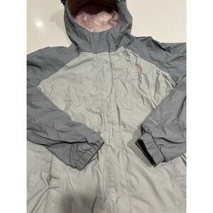 The North Face DryVent Hooded Rain Jacket Gray Small Women's Outdoor
